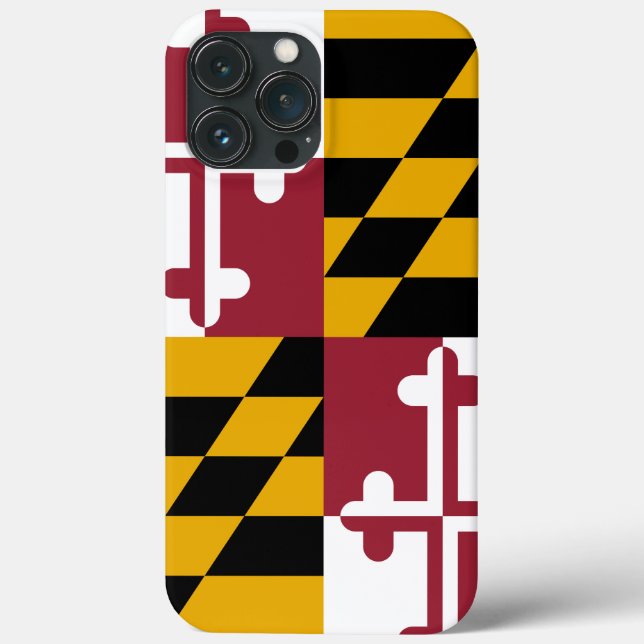 State Flag of Maryland Case-Mate iPhone Case (Back)