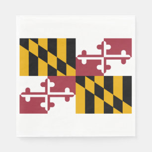 State Flag of Maryland Napkin