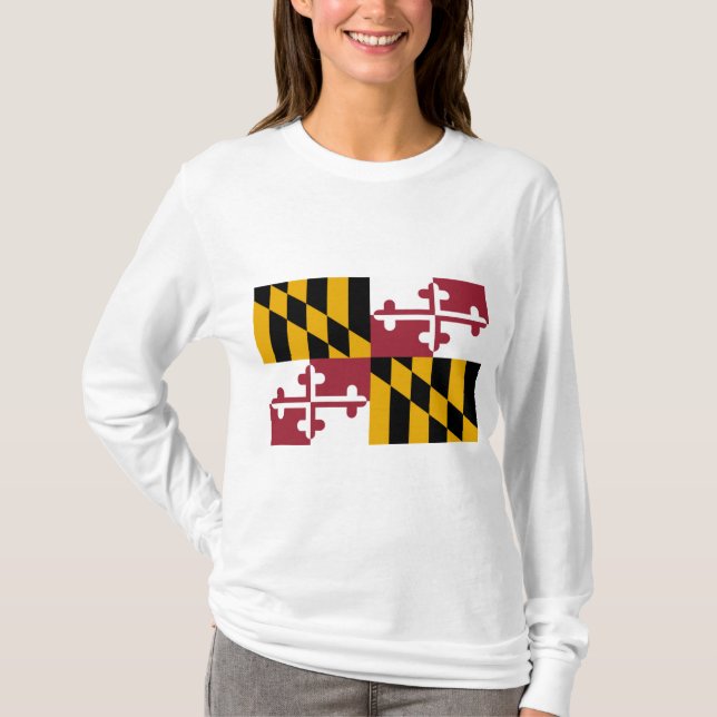 State Flag of Maryland T-Shirt (Front)
