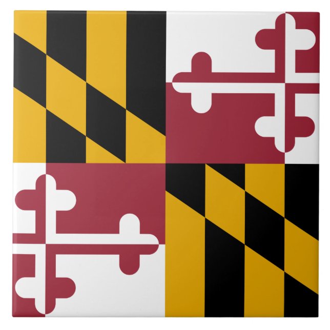 State Flag of Maryland Tile (Front)
