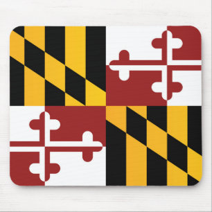 State Flag of Maryland, USA Mouse Pad