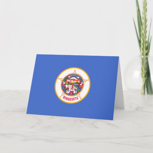 State Flag of Minnesota Card (Front)