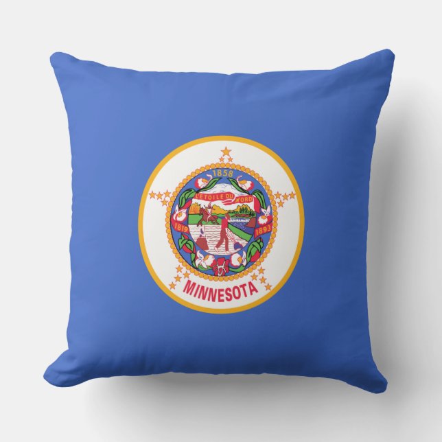 State Flag of Minnesota Cushion (Front)