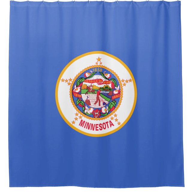 State Flag of Minnesota Shower Curtain (Front)