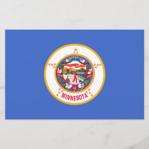 State Flag of Minnesota Stationery
