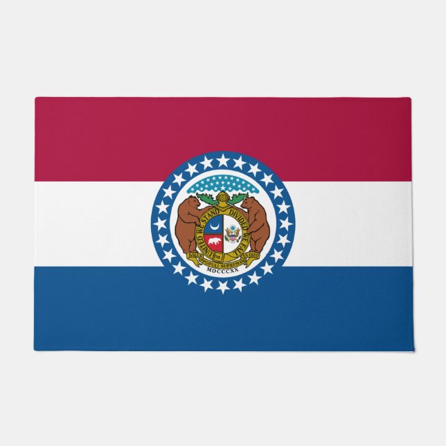 State Flag of Missouri Doormat (Front)