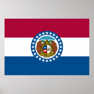 State Flag of Missouri Poster