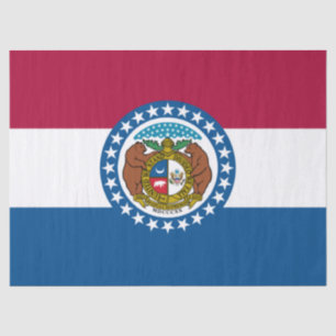 State Flag of Missouri Tissue Paper