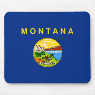 State Flag of Montana Mouse Pad