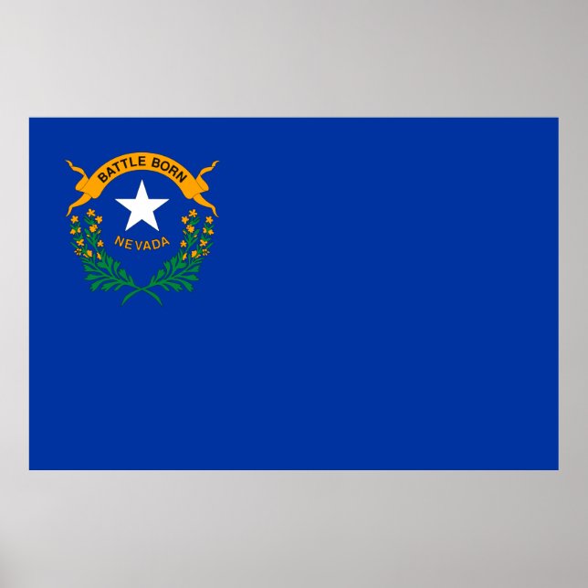 State Flag of Nevada Poster (Front)