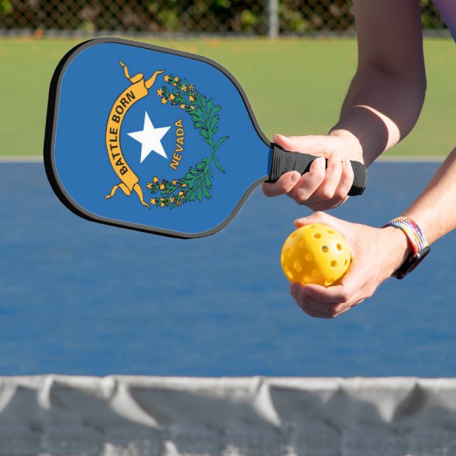 State Flag of Nevada, USA Pickleball Paddle (Insitu)