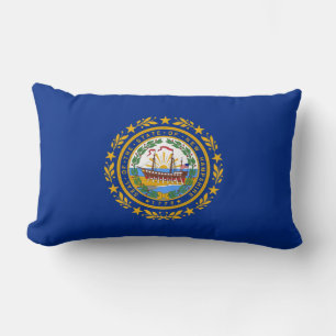 State Flag of New Hampshire Lumbar Cushion