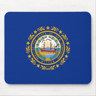 State Flag of New Hampshire Mouse Pad
