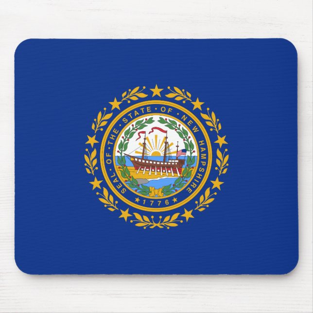 State Flag of New Hampshire Mouse Pad (Front)
