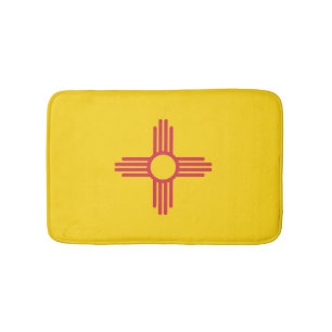 State Flag of New Mexico, USA Bath Mat