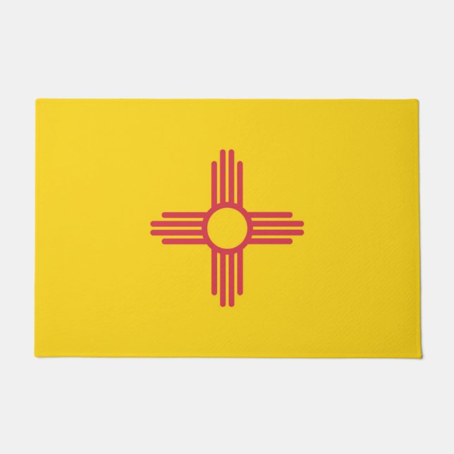 State Flag of New Mexico, USA Doormat (Front)