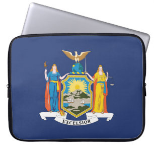 State Flag of New York, USA Laptop Sleeve