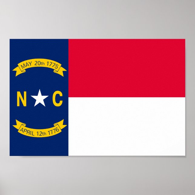 State flag of North Carolina Poster (Front)