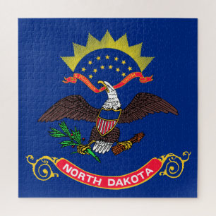 State Flag of North Dakota Jigsaw Puzzle