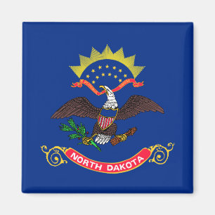 State Flag of North Dakota Magnet