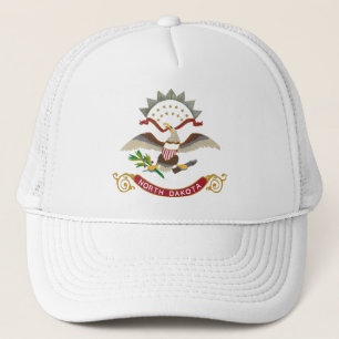 State Flag of North Dakota Trucker Hat