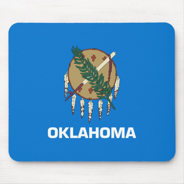 State Flag of Oklahoma Mouse Pad (Front)