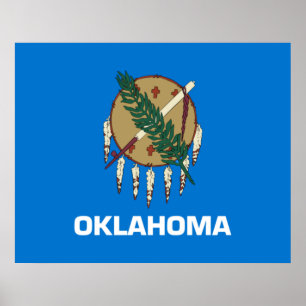 State Flag of Oklahoma Poster