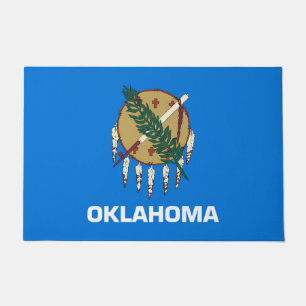 State Flag of Oklahoma, USA Doormat