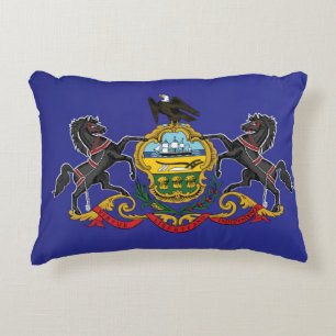 State Flag of Pennsylvania, USA Decorative Cushion