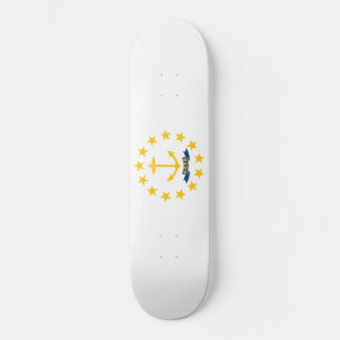 State Flag of Rhode Island Skateboard