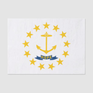 State Flag of Rhode Island Tissue Paper