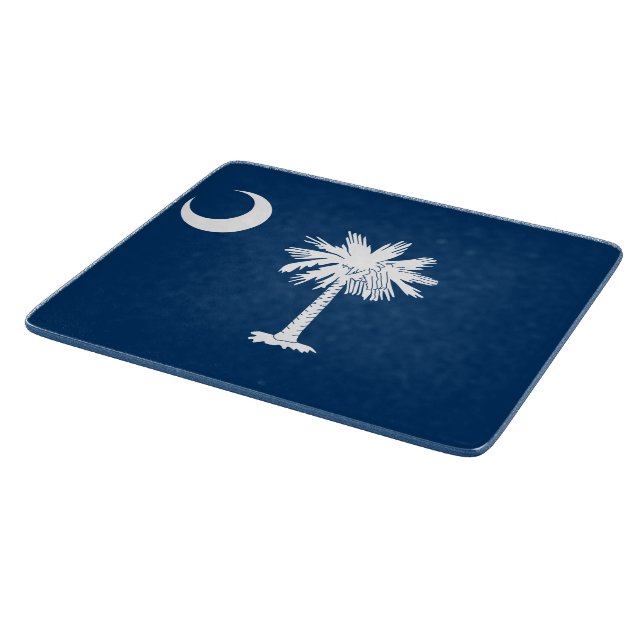 State Flag of South Carolina Cutting Board (Corner)