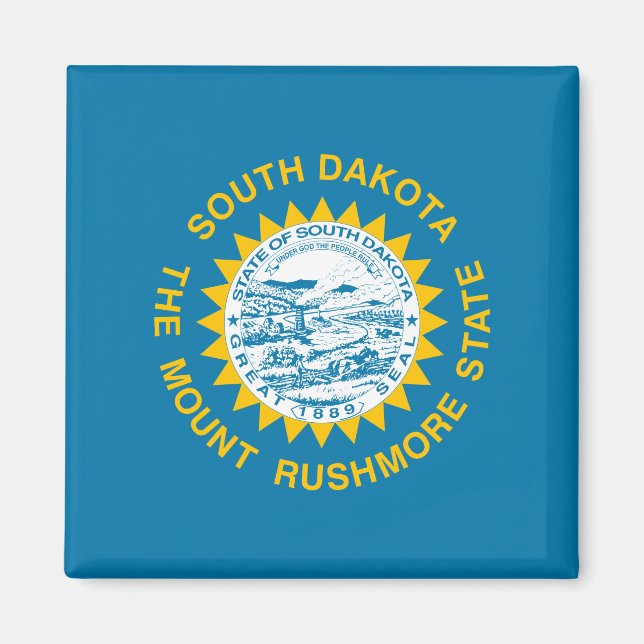 State Flag of South Dakota Magnet (Front)