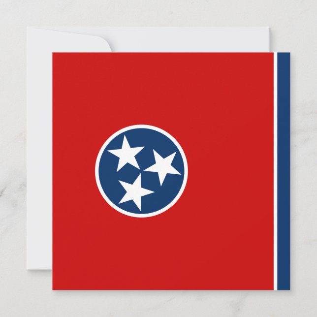 State Flag of Tennessee Card (Front)