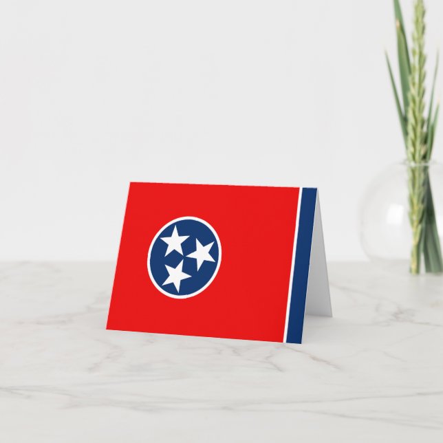 State flag of Tennessee Card (Front)