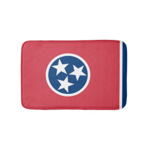 State Flag of Tennessee, USA Bath Mat