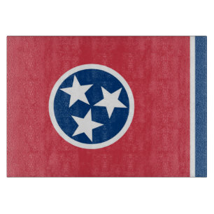 State Flag of Tennessee, USA Cutting Board