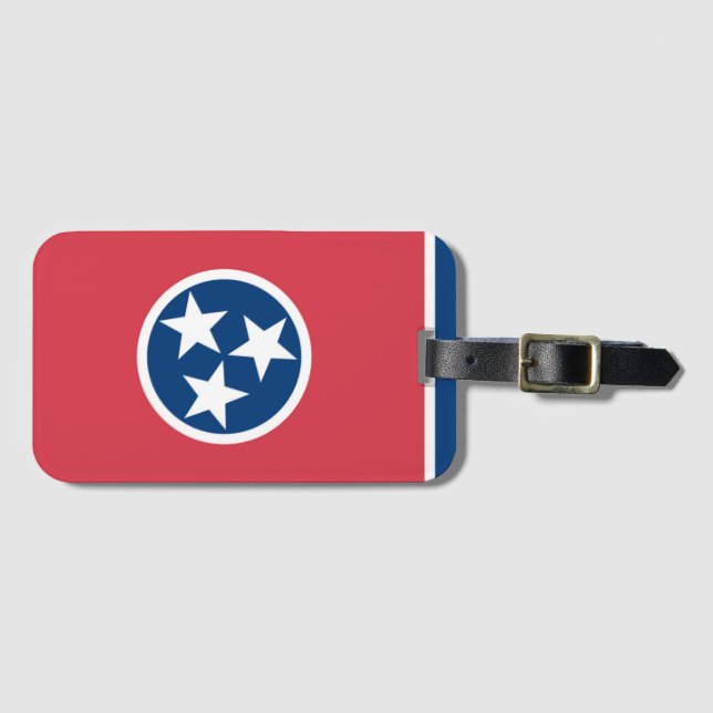 State Flag of Tennessee, USA Luggage Tag (Front Horizontal)