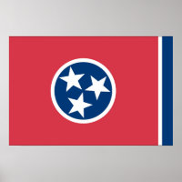 State Flag of Tennessee, USA