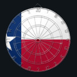 State Flag of Texas Dartboard<br><div class="desc">This flag of the proud Lone Star State of Texas is made to code using the exact shades of the colours of red,  white and blue of the flag of the United States of America. It is perfect on</div>