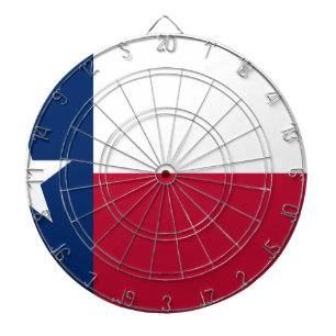 State Flag of Texas Dartboard