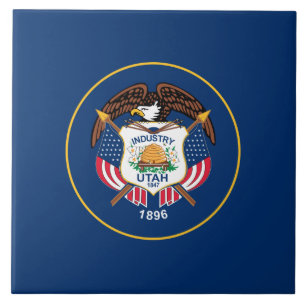 State Flag of Utah Tile