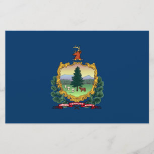 State Flag of Vermont Stationery