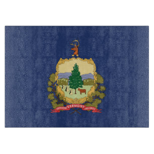 State Flag of Vermont, USA Cutting Board