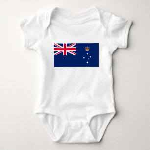State Flag of Victoria (Australia) Baby Bodysuit