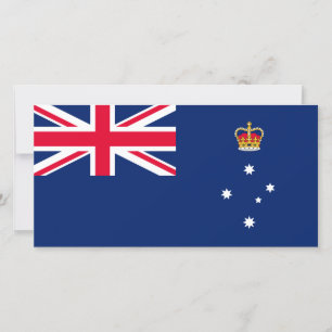 State Flag of Victoria (Australia) Card