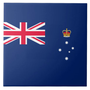 State Flag of Victoria (Australia) Tile