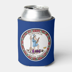 State Flag of Virginia Can Cooler