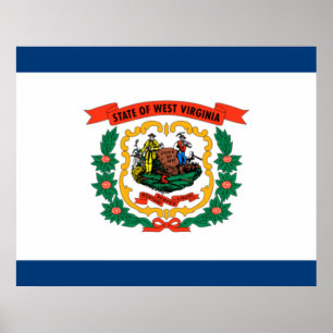 State Flag of West Virginia Poster