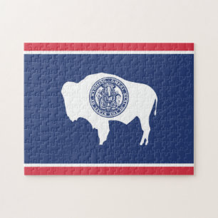 State Flag of Wyoming, USA Jigsaw Puzzle